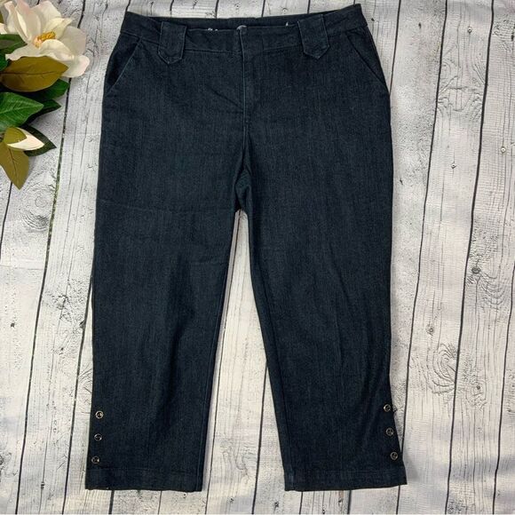 W62 Signature Fit Capri jeans - Picture 1 of 4